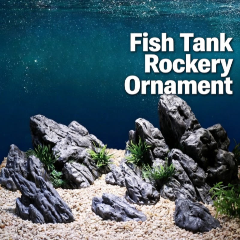 Aquarium Planted Background - ديكور حوض السمك، صخور اصطناعية، زينة