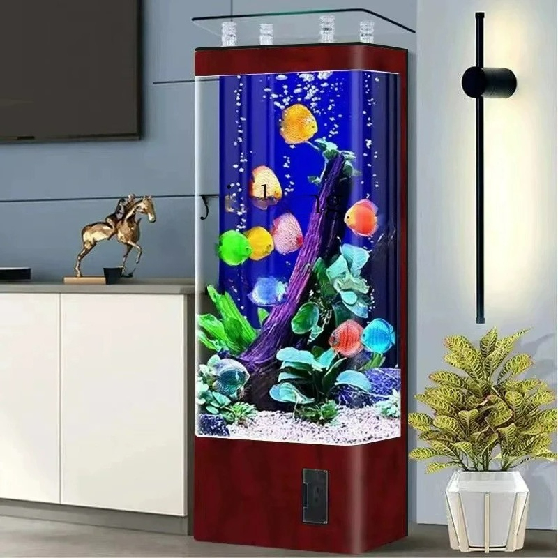 Aquarium Planted Substrate - حوض أسماك ذهبية منزلي عمودي من