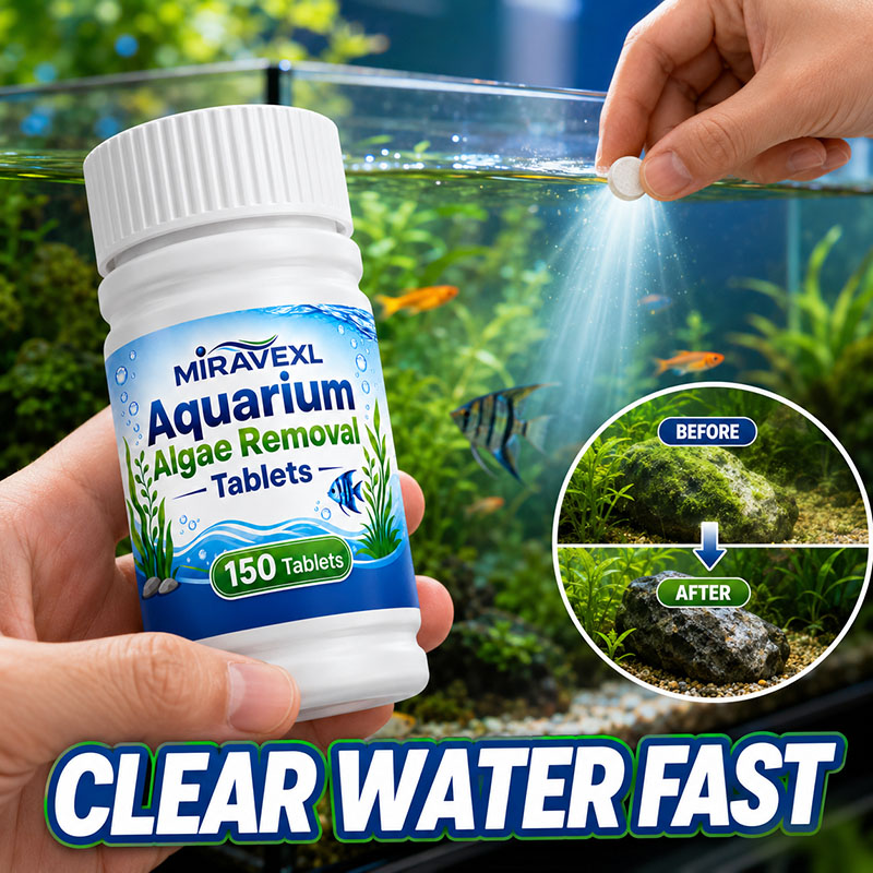 Planted Aquarium Algae Remover - أقراص ميراڤيكس إل 150 لإزالة الطحالب