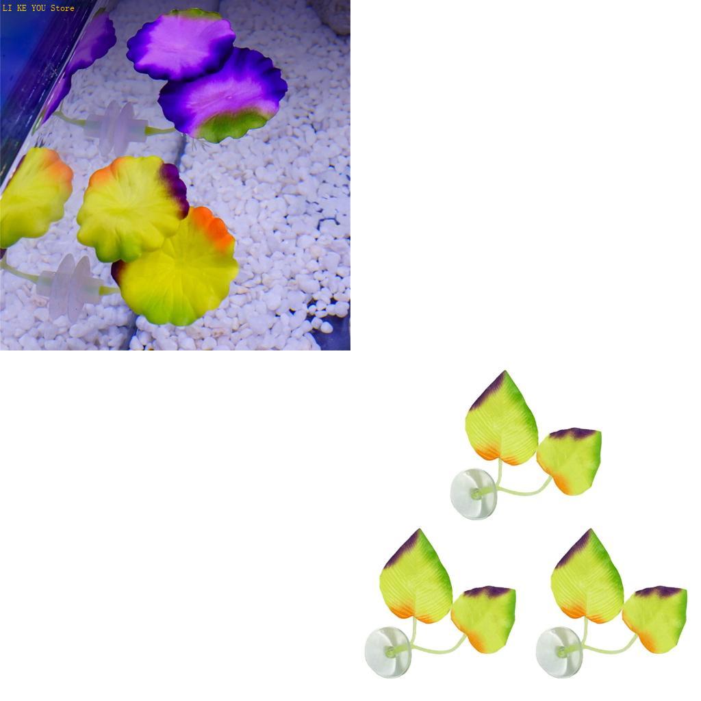 Aquarium Planted Background - W3JE 3 قطعة محطة المياه الاصطناعية