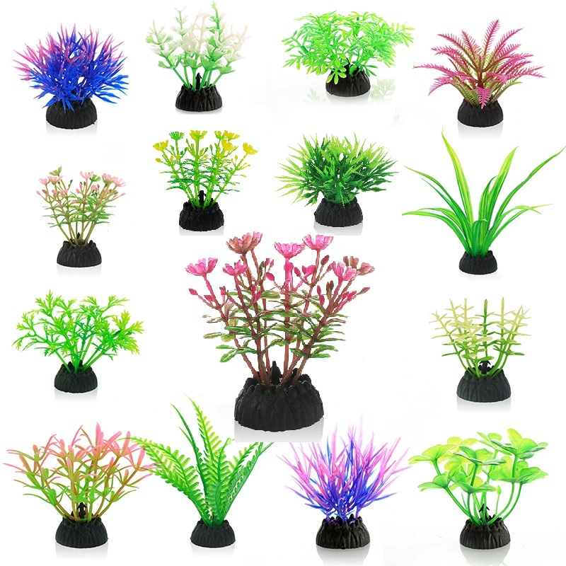 Aquarium Planted Substrate - محاكاة النباتات الاصطناعية البلاستيكية تحت الماء