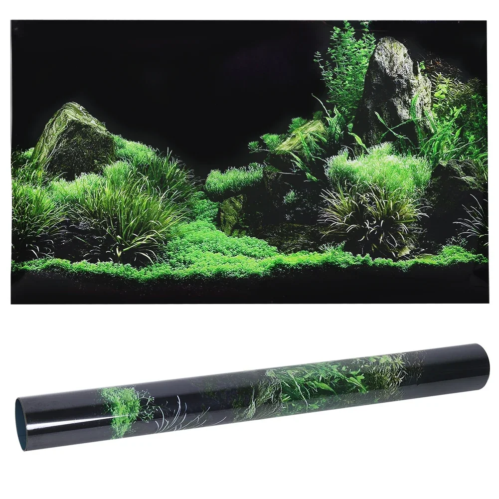 خلفية ل حوض السمك ملصق ثلاثية  - مراجعة Aquarium Planted Background وسعره