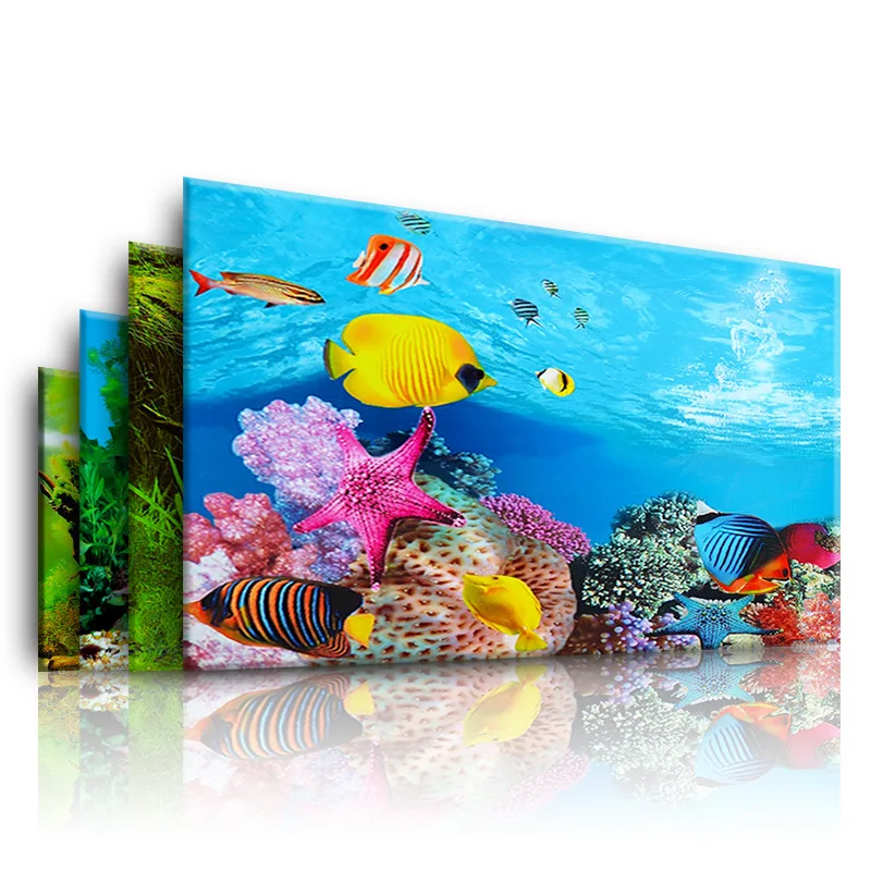 حوض السمك خلفية الديكور ملصق خ - مراجعة Planted Aquarium Wallpaper وسعره