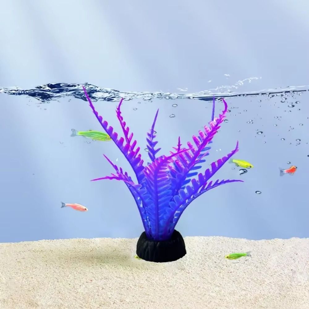 نباتات اصطناعية بلاستيكية للأح - مراجعة Aquarium Planted Background وسعره