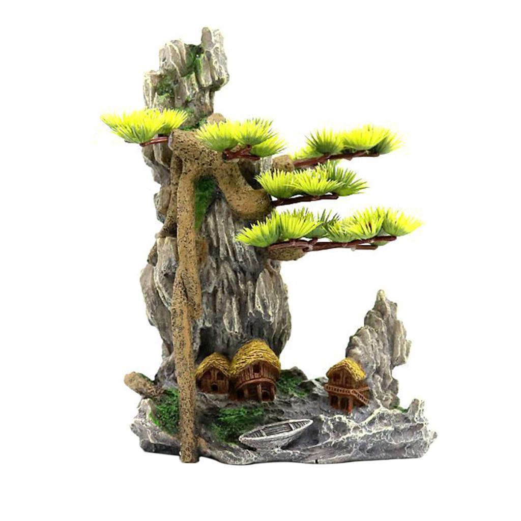 شجرة الكهف الزواحف كهف شجرة جذ - مراجعة Aquarium Planted Wood وسعره