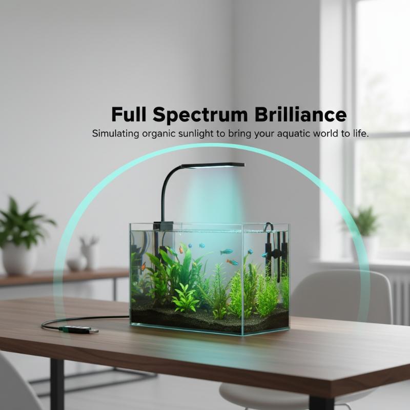 مصباح LED مرن للحوض السمكي بمن - مراجعة Aquarium Plant Original وسعره