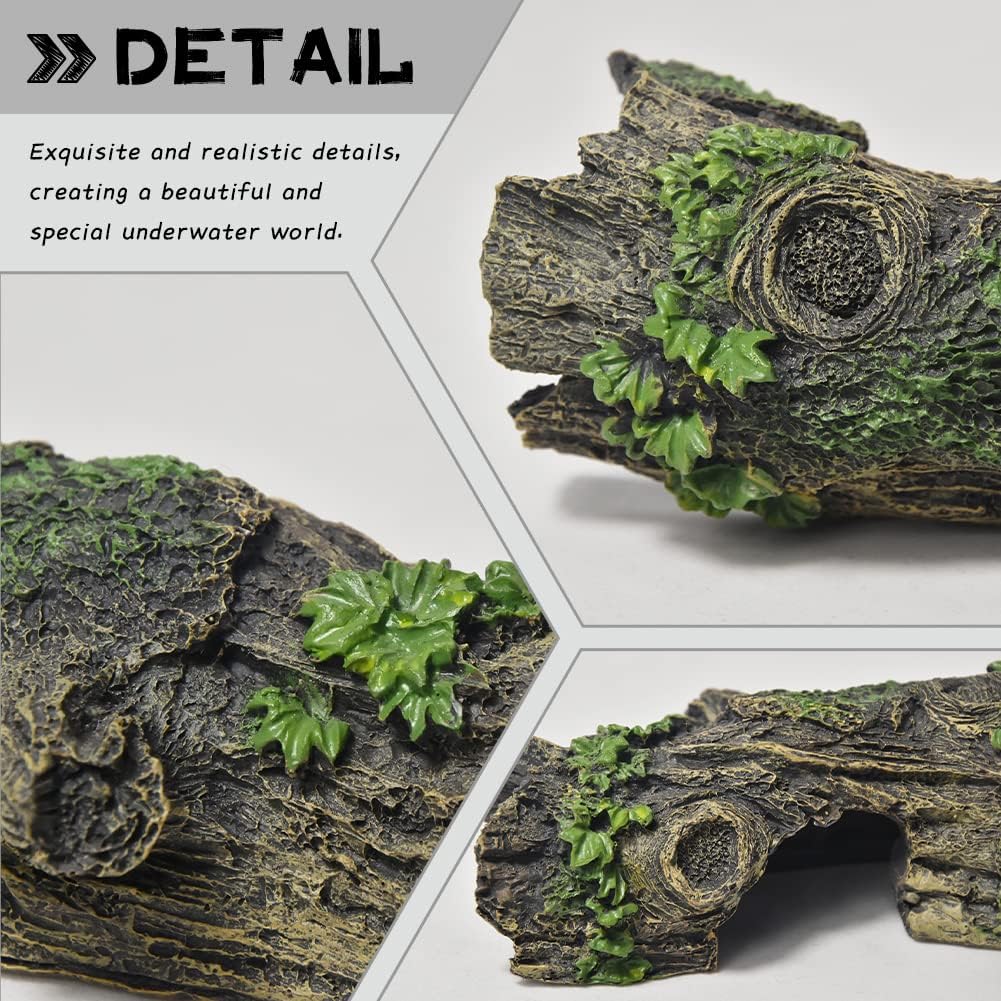 حوض السمك شجرة جوفاء نفق كهف ز - مراجعة Aquarium Planted Wood وسعره