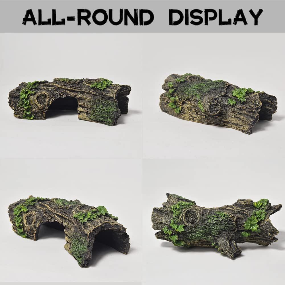 حوض السمك شجرة جوفاء نفق كهف ز - مراجعة Aquarium Planted Wood وسعره