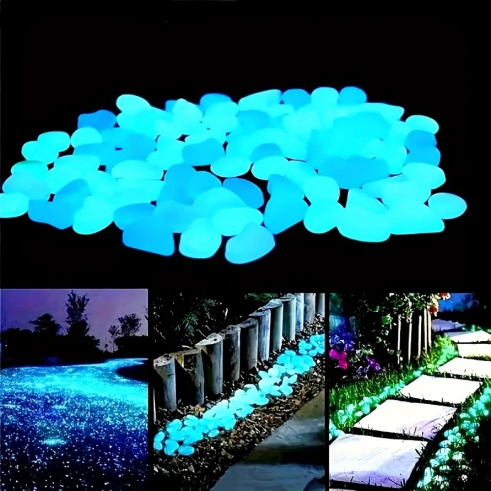100 قطعة يتوهج في الحصى الداكن - مراجعة Aquarium Plant Original وسعره
