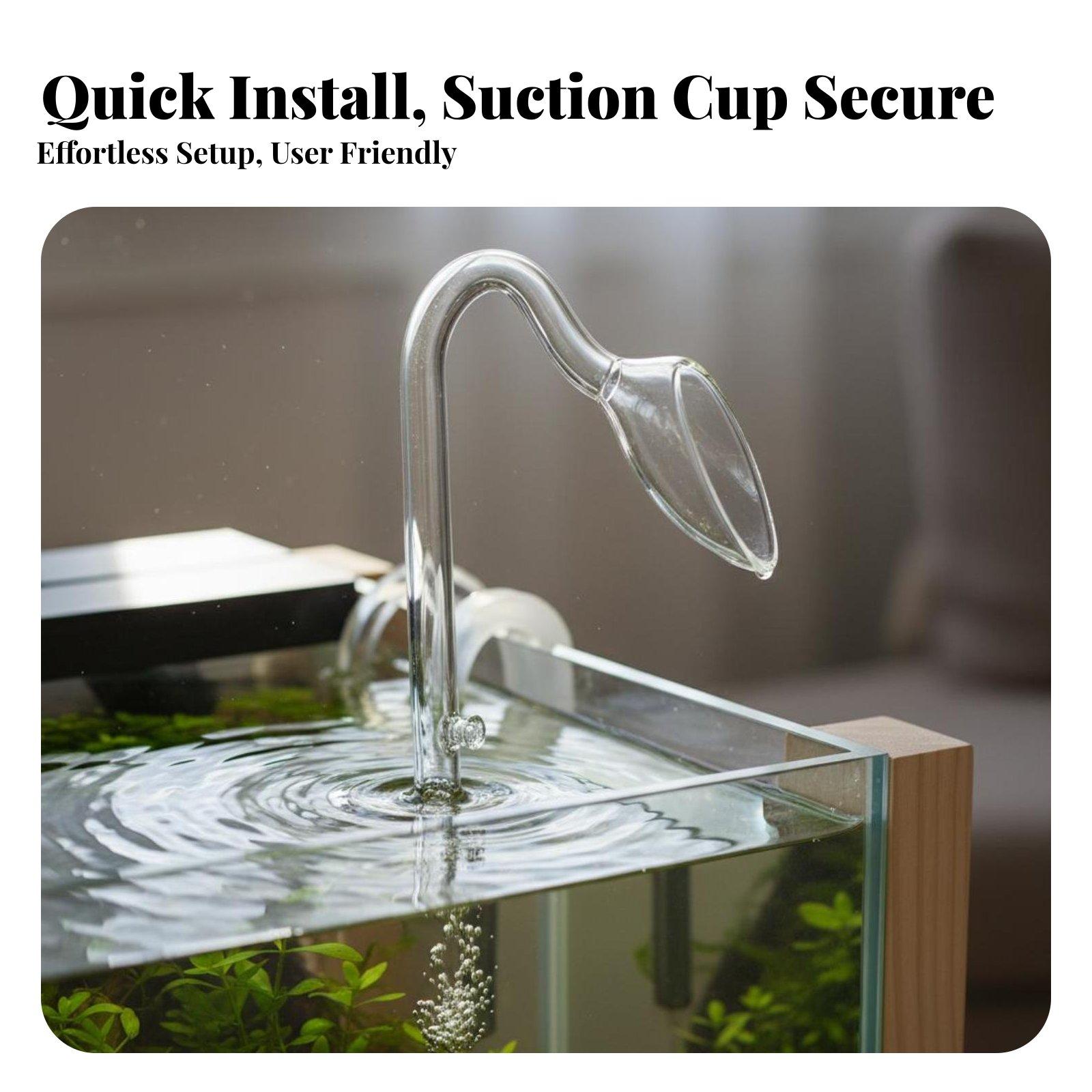مصفاة زنبق زجاجية عالية الشفاف - مراجعة Aquarium Planted Setup وسعره