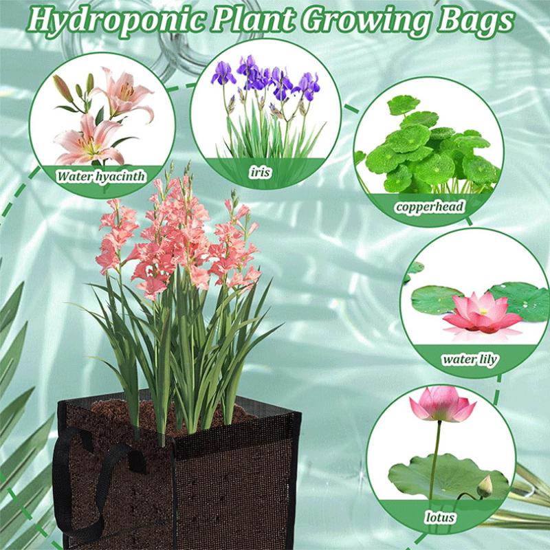 4 قطع سلال زراعة شبكية سوداء ل - مراجعة Aquarium Plant Original وسعره