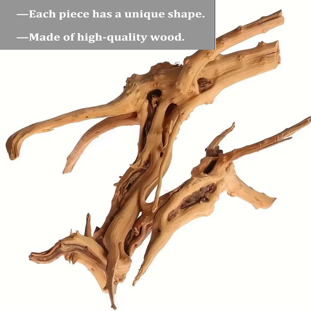 خشب عائم طبيعي كبير لحوض السمك - مراجعة Aquarium Planted Wood وسعره