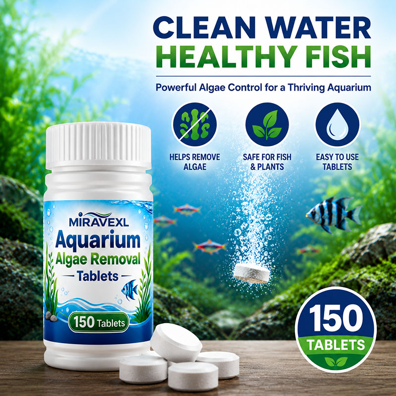 أقراص ميراڤيكس إل 150 لإزالة ا - مراجعة Planted Aquarium Algae Remover وسعره