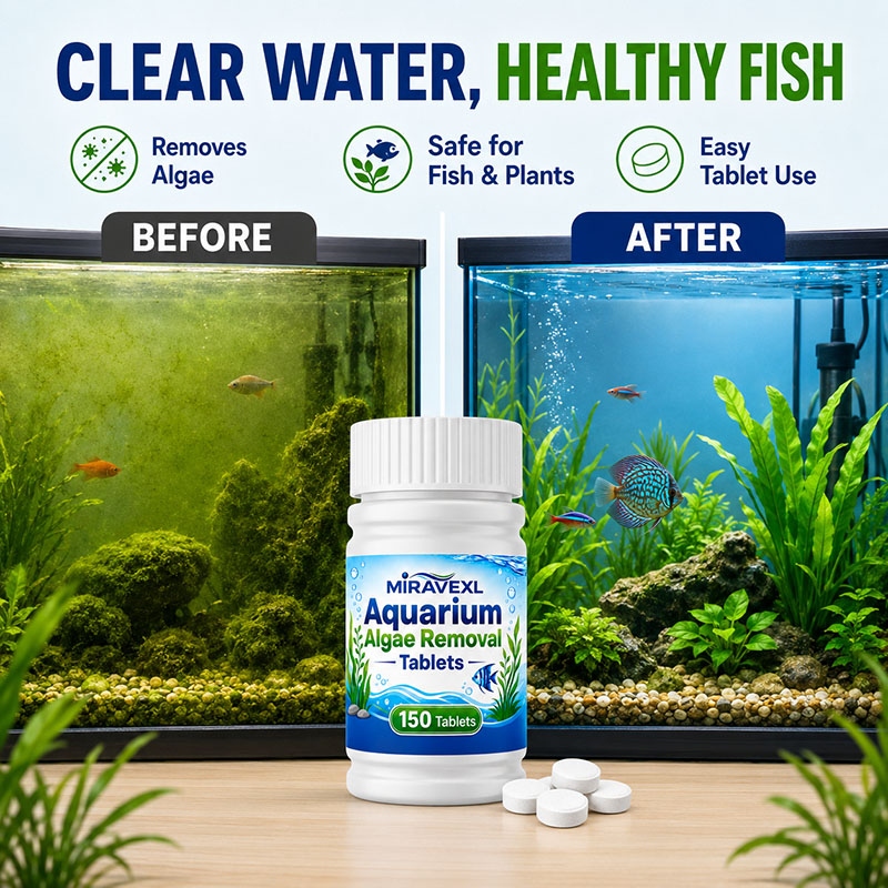 أقراص ميراڤيكس إل 150 لإزالة ا - مراجعة Planted Aquarium Algae Remover وسعره