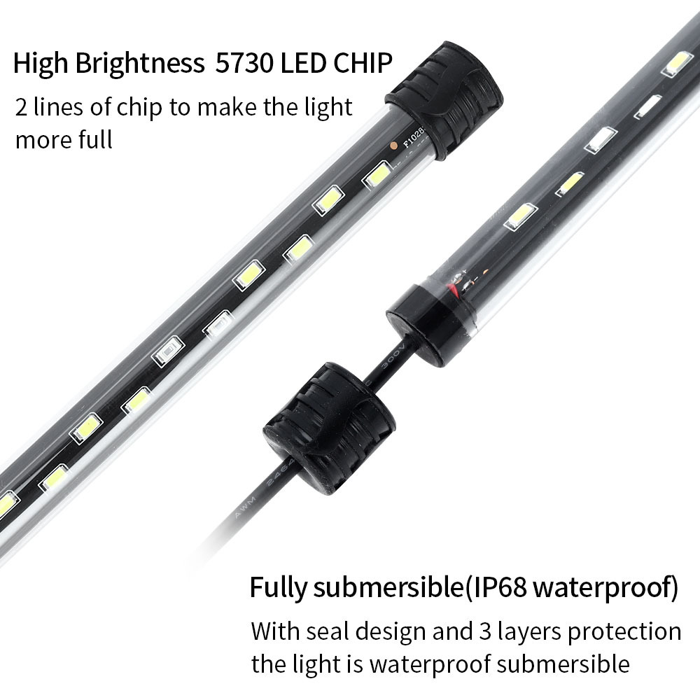 90-260 فولت حوض السمك ضوء LED  - مراجعة Aquarium Planted Substrate وسعره
