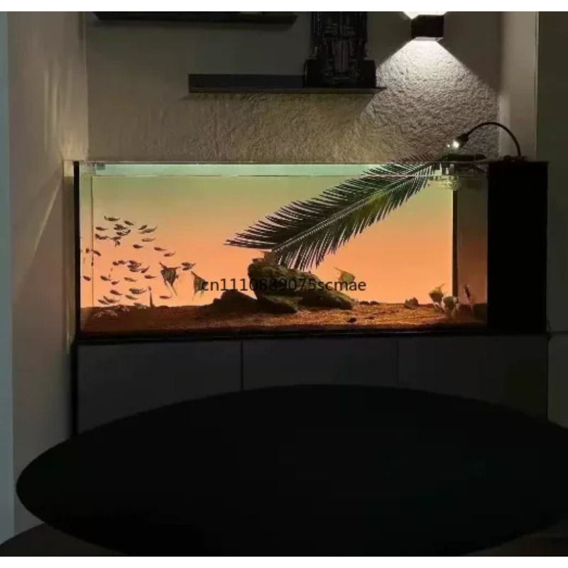 لوحة إضاءة خلفية لحوض السمك، ل - مراجعة Aquarium Planted Background وسعره