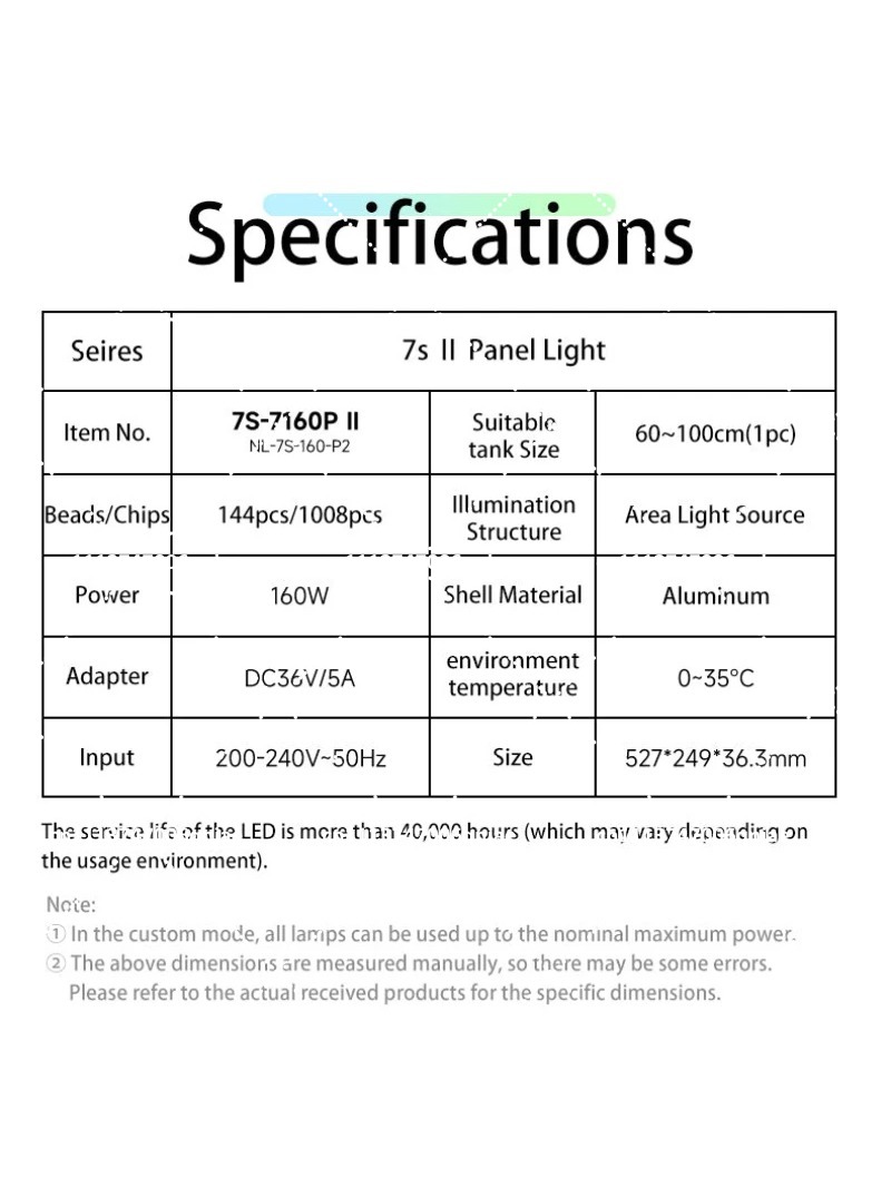 إضاءة LED للأحواض المائية بقوة - مراجعة Aquarium Plant Original وسعره